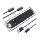 ORICO TCM2-C3 NVMe M.2 SSD 10Gbps Transparent Aluminum Enclosure