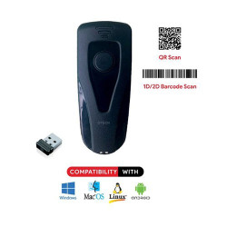 OTECH OTE-BS12D55W Wireless Bluetooth 1D/2D/QR Barcode Scanner